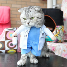 Load image into Gallery viewer, Christmas Cat Clothes Halloween Clothes For Cats Costume New Year Outfit Pet Cat Clothes For Chihuahua Winter Warm Pet Clothes
