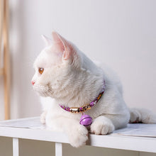 Load image into Gallery viewer, Pet Cat Collar With Bell Charm Necklace Collar For Cats Rabbit Small Dogs Chihuahua Collars Adjustable 29-36cm Pet Accessories
