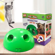 Load image into Gallery viewer, Creative Electric Pet Funny Cat Tray Training Toy Cat Scratching Device Mouse Toy Interactive Puzzle Game Play Exciting Cat Toy
