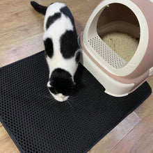 Load image into Gallery viewer, Cat Litter Mat EVA Double Layer Pet Cat Litter Trapper Mats with Waterproof Bottom Non-slip Pet Katten Cat Litter Trapping Mat
