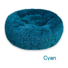 Load image into Gallery viewer, Cat Bed Plush Dounts Calming Dog Beds Hondenmand Pet Kennel Super Soft Fluffy Comfortable for Large Dogs OR Cats House
